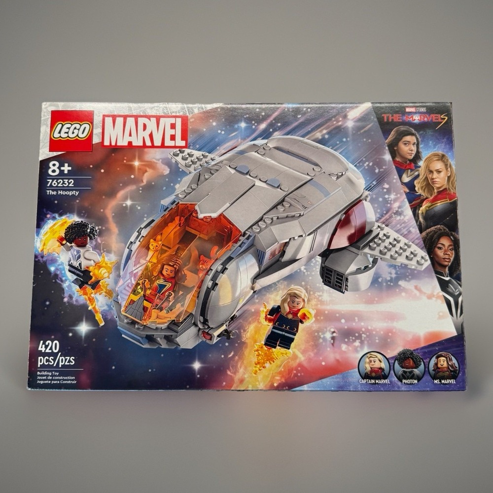 LEGO Marvel The Hoopty 76232 Retired The Marvels Captain Marvel Ms Marvel NIB